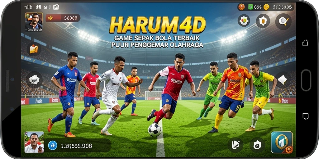 Gameplay menarik dari HARUM4D dengan grafis sepak bola yang menawan.