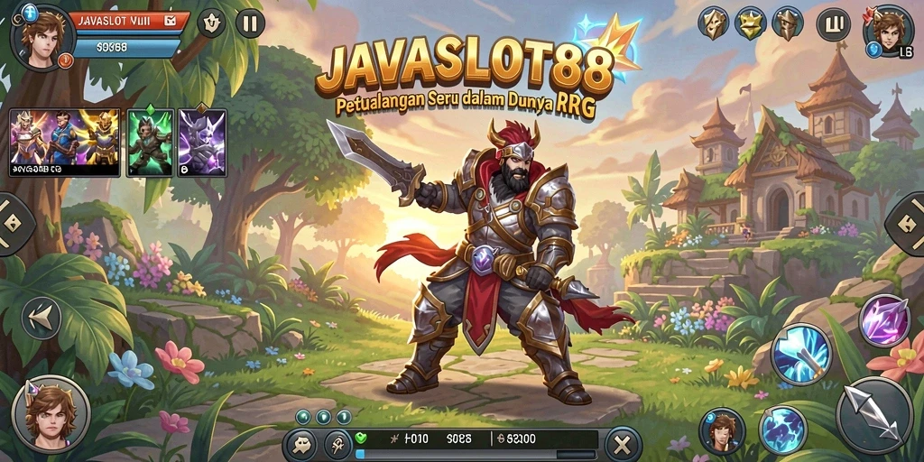 Tampilan gameplay RPG yang mendebarkan dan menarik di JAVASLOT88.