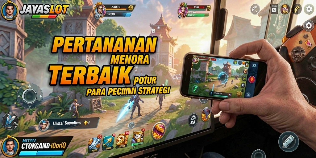 Screenshot utama JAYASLOT menampilkan aksi seru dalam gameplay Tower Defense.