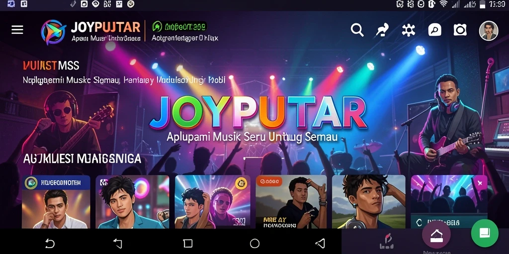 Tampilan gameplay JOYPUTAR yang seru dan interaktif.