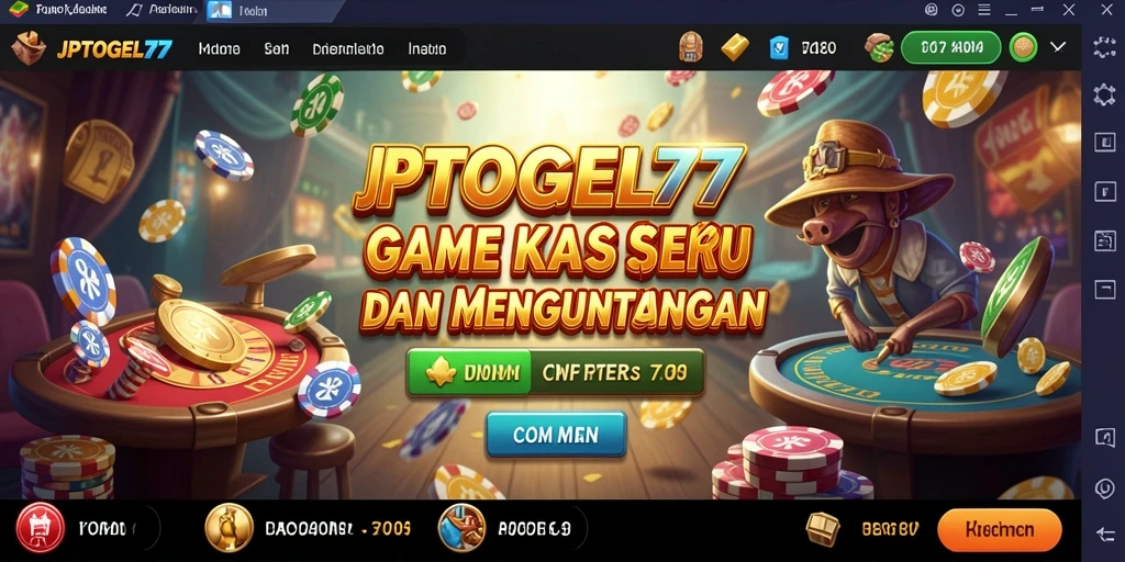 Tampilan gameplay seru di JPTOGEL77 dengan grafis memukau.