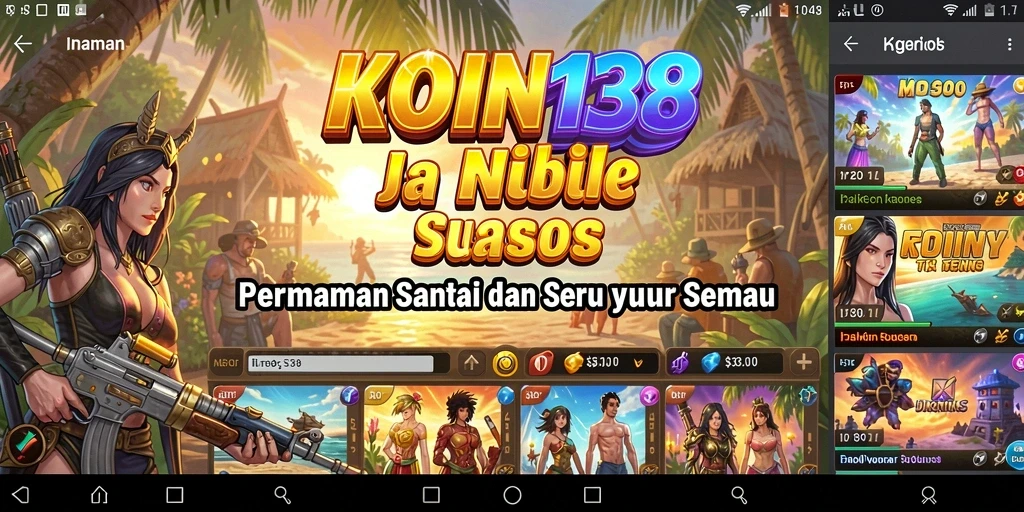 Tampilan gameplay seru dan menantang dari KOIN138