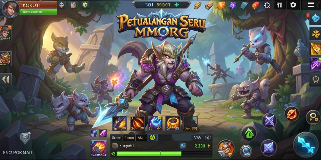 Tangkapan layar gameplay KOKO11 menampilkan aksi seru dan interaksi pemain.