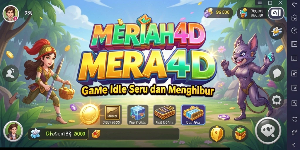 Screenshot gameplay <strong>MERIAH4D</strong> menunjukkan momen seru dalam permainan Idle.