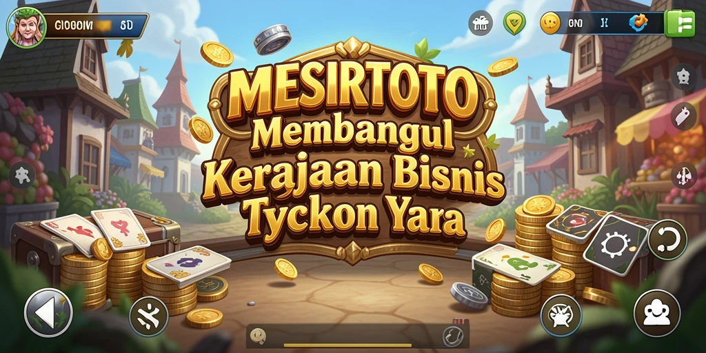 Tangkapan layar gameplay MESIRTOTO yang menunjukkan nuansa Tycoon.