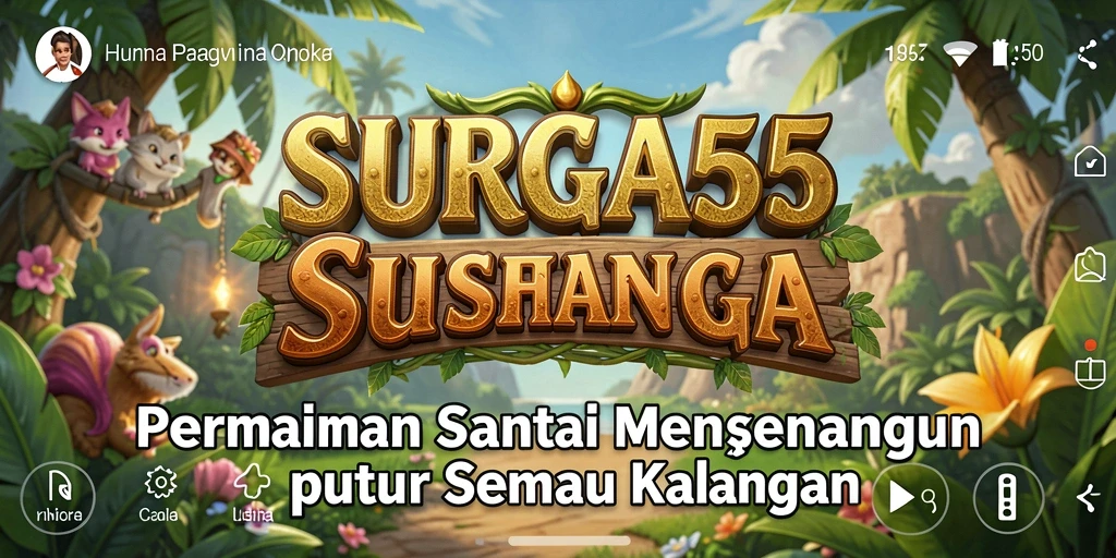 Menampilkan momen seru dalam gameplay SURGA55.