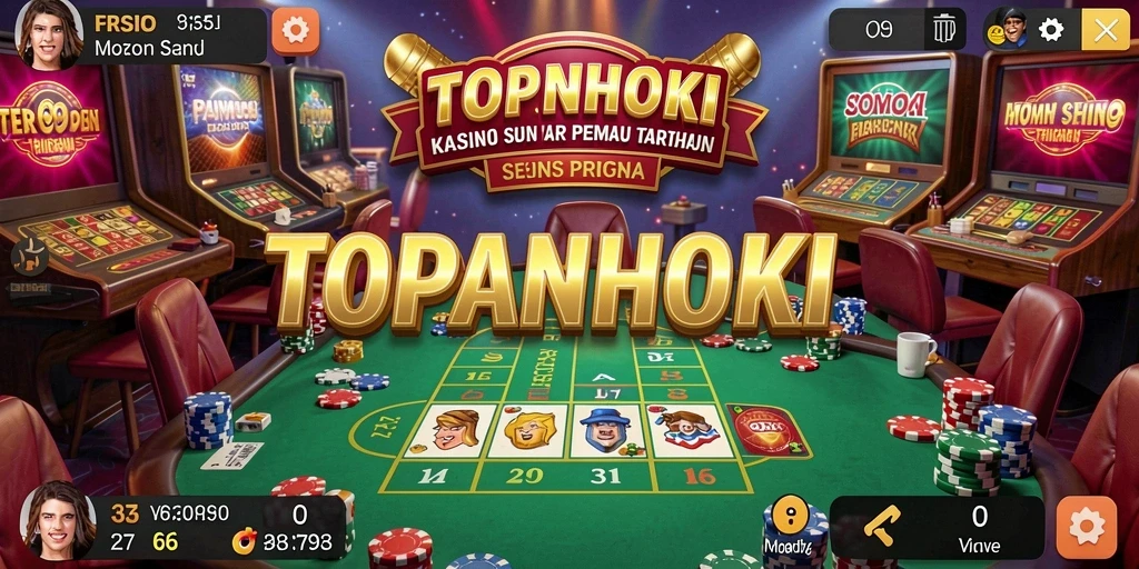 Screenshot gameplay TOPANHOKI menampilkan aksi Kasino yang seru.