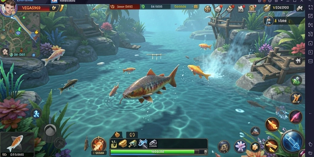 Tangkapan ikan yang menakjubkan, pengalaman memancing yang realistis.