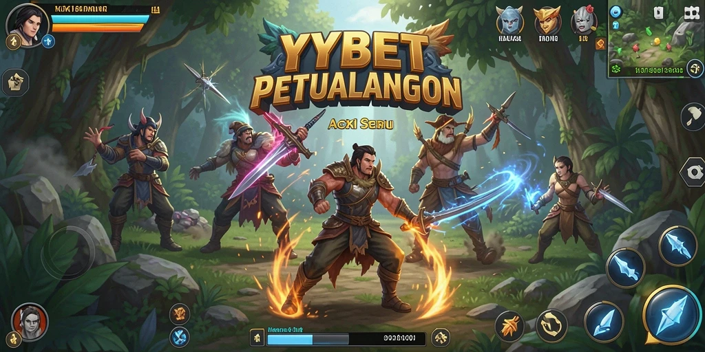 Tampilan gameplay seru dan adiktif di YYBET.